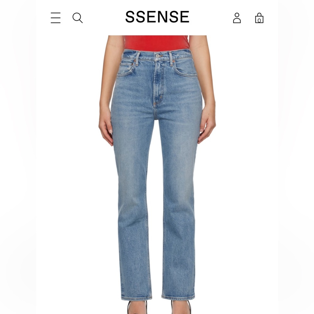 Agolde Stove Pipe Jeans
